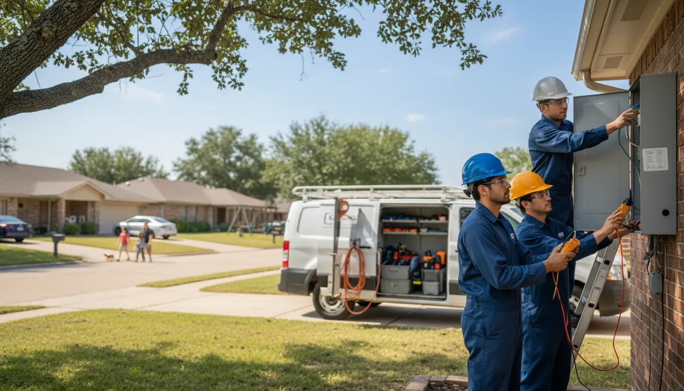Certified electrician providing emergency electrical services in Greenfield, OK